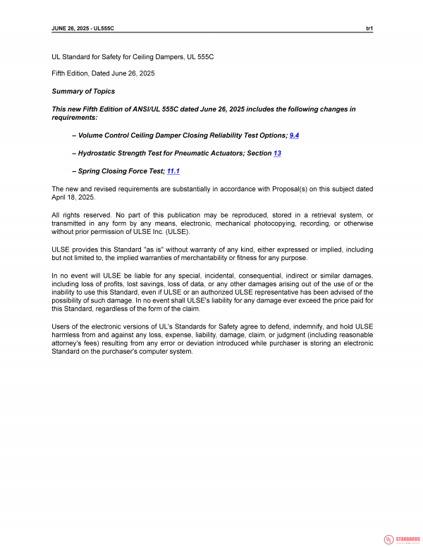 UL 555C PDF UL 555C PDF